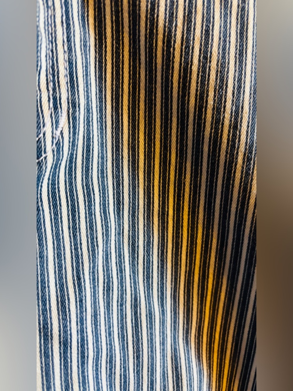 Indigo Rein Blue & White Striped Chinos - Picture 2 of 6